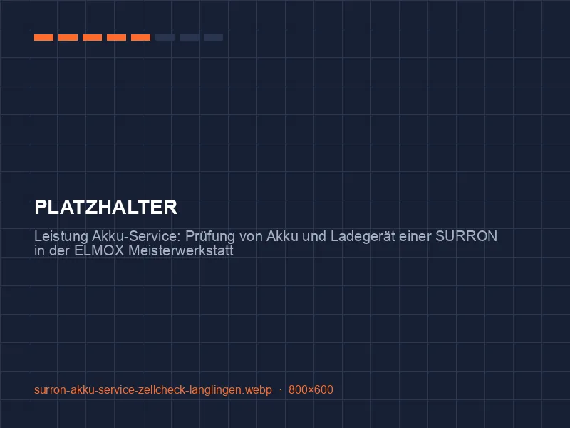Prüfung von Akku und Ladegerät einer SURRON in der ELMOX Meisterwerkstatt